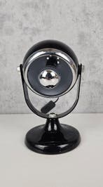 Space Age bureaulamp – verstelbare “eyeball” spot – zwart &