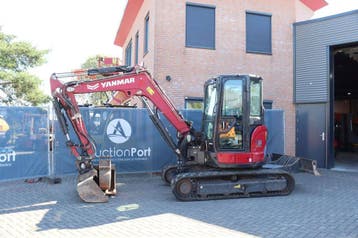 Veiling: Rupsgraafmachine Yanmar VIO50-6B Diesel 27.5kW 2022, Ophalen, Graafmachine