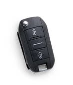 Fiat Doblo (2022) klapsleutel, 3 knop remote, Ophalen, Nieuw
