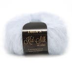 DROPS Kid-Silk Uni Colour - 07 licht hemelsblauw - Mohair, Ophalen of Verzenden, Nieuw