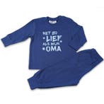 Fun2Wear - Pyjama Lief Als Oma - Navy Blauw - Maat 86 - J..., Verzenden, Nieuw, Jongen