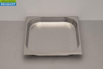 RVS Geperforeerde Gastronorm Bak GN Bak 2/3 GN Diepte 40 mm, Ophalen of Verzenden, Nieuw in verpakking