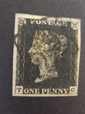 Groot-Brittannië 1840 - Groot-Brittannië 1840 - 1d Penny, Gestempeld