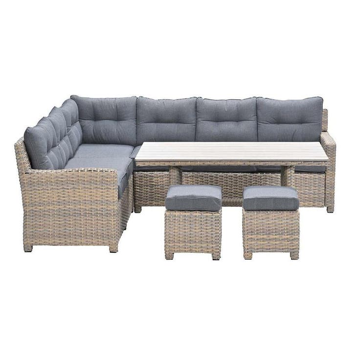 Garden Impressions Alaska lounge dining set 5-delig links -, Tuin en Terras, Tuinsets en Loungesets, Verzenden
