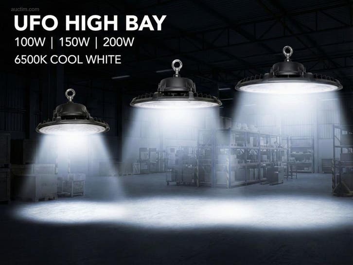 (64x) 200W 6500K PRO LED UFO HIGHBAY waterdicht..., Tuin en Terras, Buitenverlichting