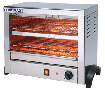ECO Euromax toaster met dubbele etages inclusief 3 tangen, Verzenden, Nieuw in verpakking