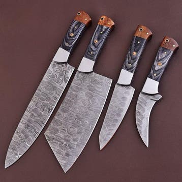 Keukenmes - Chefs knife - Pakka Wood en hout - Noord