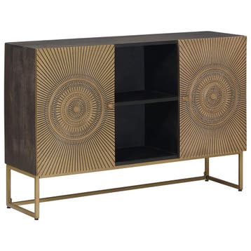 vidaXL Dressoir Koper 105 x 30 x 70 cm, Verzenden, Nieuw, Overige houtsoorten, Minder dan 50 cm