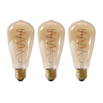 Led lamp E27 | Edison | Calex | 3 stuks, Verzenden, Nieuw