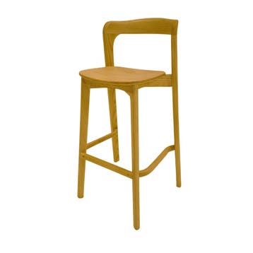 Stapelbare Houten Barstoel | 48,5×56,5×103,5 cm | 4 stuks, Verzenden, Nieuw in verpakking