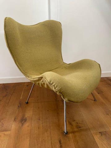 Fritz Neth - Fauteuil - Wol - Fauteuil Madame, Antiek en Kunst