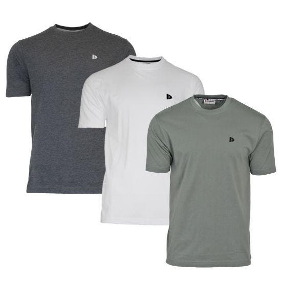 Donnay Donnay Heren - 3-Pack - T-Shirt Vince -, Kleding | Heren, T-shirts, Nieuw, Verzenden