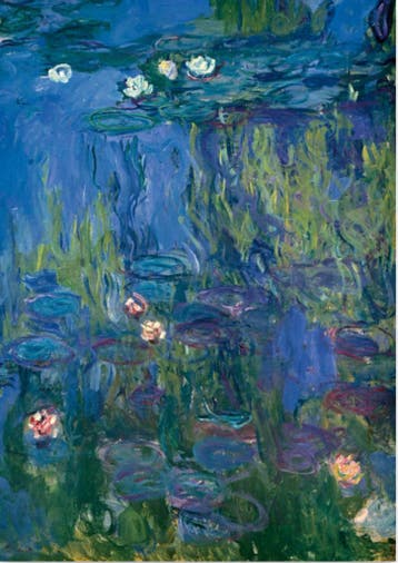 Kunstdruk Claude Monet - Nympheas 21x30cm, Verzenden, Nieuw