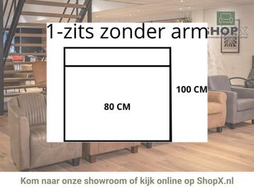 Leren elementenbank Flow - element 1 zits (80) zonder arm, Industrieel, Modern, Scandinavisch, Nieuw, Ophalen of Verzenden, Rechte bank