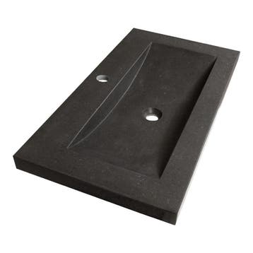 Brauer Magma Wastafel - 80 cm - met 1 Spoelbak en 1 Kraangat, Ophalen of Verzenden, Nieuw