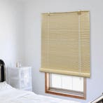 vidaXL Rolgordijn 100x220 cm bamboe naturel, Verzenden, Nieuw, Bruin