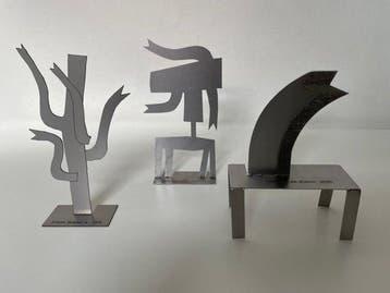 Klaas Gubbels (1934) - Nieuwjaarswens 2021, 2022, 2023, Antiek en Kunst