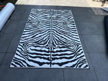 B2B Carpets - Savanna Zebra White - Vloerkleed - 230 cm -, Nieuw