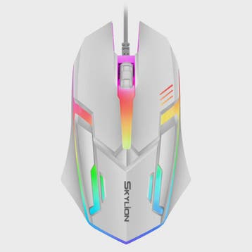 F1 Bedrade Gaming & Kantoor Muis met Kleurrijke Verlichting, Computers en Software, Verzenden, Nieuw
