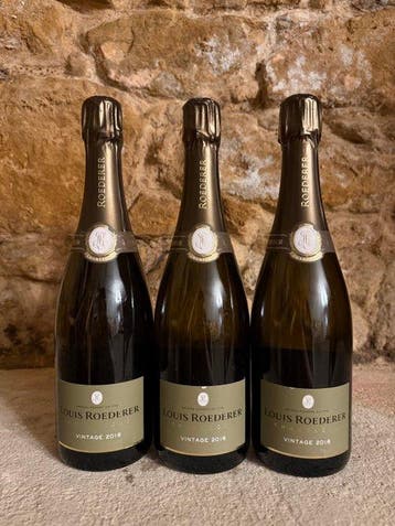 2016 Louis Roederer, Vintage - Champagne Brut - 3 Flessen, Nieuw