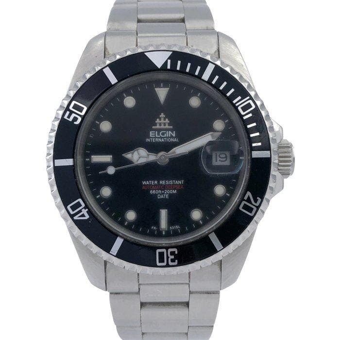 Elgin - International Automatic Deepsea - Zonder, Sieraden, Tassen en Uiterlijk, Horloges | Heren