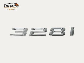 BMW E36 328i Embleem Kofferbak Badge Chroom, Auto-onderdelen, Nieuw, Achter, BMW, Achterklep