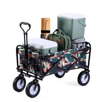 Packaway 70KG Opvouwbare Bolderkar Wasbaar ABSTRACT COLORS, Caravans en Kamperen, Bolderkarren, Ophalen of Verzenden, Opvouwbaar