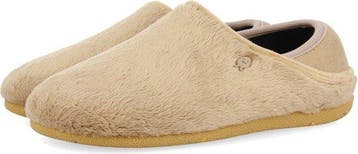 Hot Potatoes Furry Sloffen met hielsluiting - Beige - Maat 4, Kleding | Dames, Schoenen, Verzenden, Nieuw