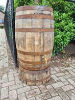 Whiskyvat 190 L - bloembak - regenton - eikenhout - tuin, Met kraantje, 150 liter of meer, Ophalen of Verzenden, Zo goed als nieuw