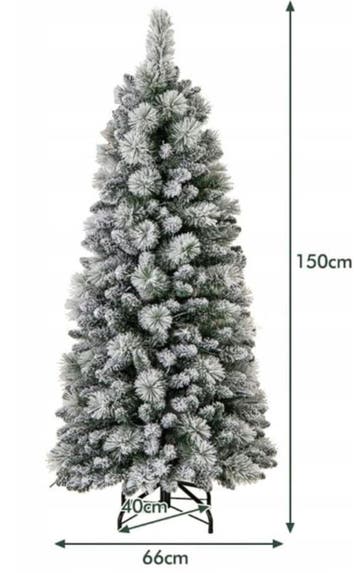 2dekans | Coast Kunstkerstboom met LED verlichting – 150 cm, Diversen, Kerst, Ophalen of Verzenden, Zo goed als nieuw