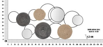 IJZEREN WANDPANEEL TRIBY CM 106,5X4,5X52, Ophalen of Verzenden, Nieuw