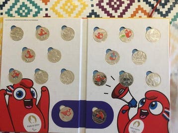 Frankrijk. 10 Euro 2023 Sports - Paris 2024 (18 coins), Postzegels en Munten