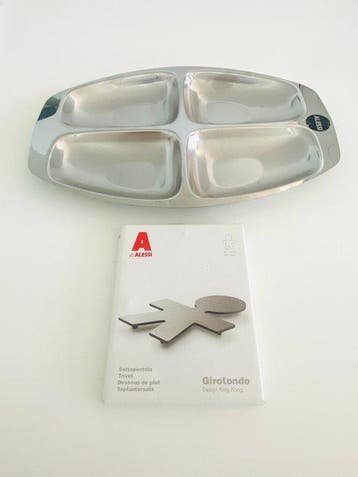 Alessi - King-Kong - Dienblad (2) - Girotondo - Staal -