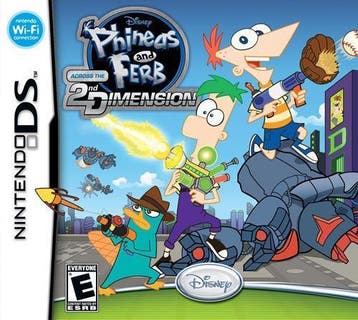 Disney Phineas and Ferb: Across the Second Dimension (DS), 1 speler, Ophalen of Verzenden, Zo goed als nieuw, Vanaf 3 jaar