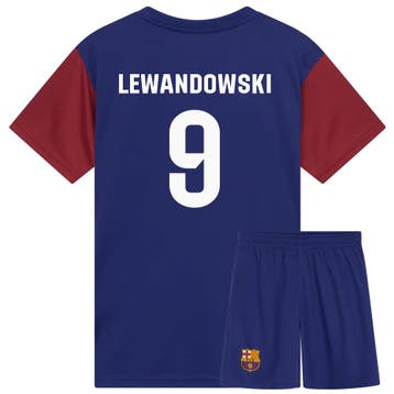Lewandowski FC Barcelona Voetbaltenue Thuis - Kind, Sport en Fitness, Voetbal, Verzenden, Nieuw