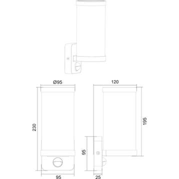 LED Tuinverlichting - Buitenlamp - Wandlamp - Trion Tino -, Nieuw, Ophalen of Verzenden, Hanglamp, Led