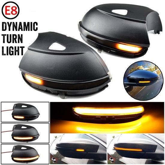 Dynamische LED richtingaanwijzers spiegel  VW Scirocco MK..., Auto diversen, Auto-accessoires, Verzenden