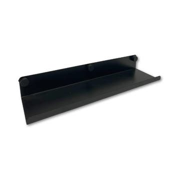Wandplank Zwart Breed 51cm, Nieuw