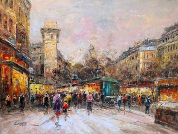 Christof Vevers (1962) - Paris ~ Porte Saint-Martin -