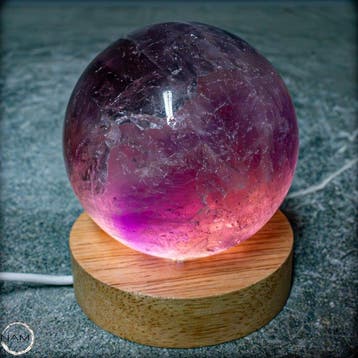 Natuurlijke Chevron - Amethist Sphere- 698.24 g