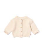 HEMA Newborn vest fijngebreid ecru, Verzenden, Nieuw