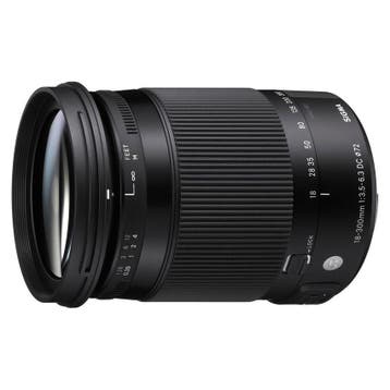 Sigma 18-300mm f/3.5-6.3 DC OS HSM Macro Contemporary Nikon, Verzenden, Gebruikt