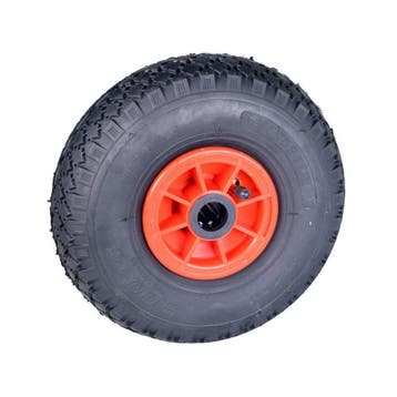 Steekwagenwiel Luchtband Rollader Asgat 25 mm Zwart/Rood, Doe-het-zelf en Verbouw, Transportwagens, Verzenden, Nieuw
