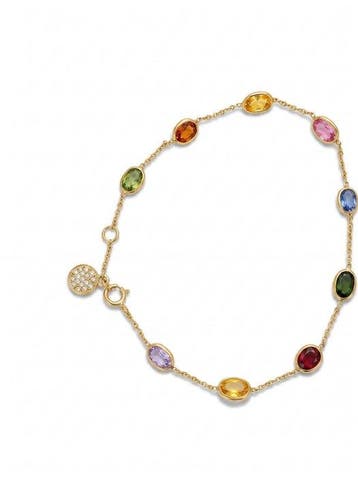 Armband - 18 karaat Geel goud - 6.02ct. tw. Gemengde, Nieuw
