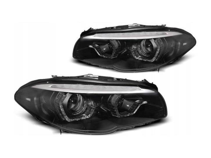 Xenon koplamp LED Angel Eyes Black geschikt voor BMW F10 F11, Auto-onderdelen, Verlichting, Gebruikt, Universele onderdelen, Verzenden