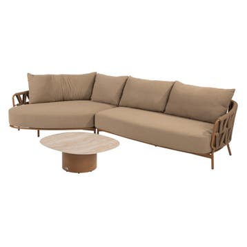 Sofie Biarritz chaise longue loungeset 3 delig keramiek, Tuin en Terras, Tuinsets en Loungesets, Ophalen of Verzenden, Nieuw