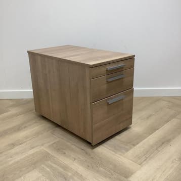 ladeblok vv 3 lades (hxbxd) 60x43x77 cm, havanna - grijs, Huis en Inrichting, Ophalen of Verzenden, Gebruikt