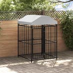 vidaXL Hondenkennel voor buiten met dak 120x120x150 cm, Dieren en Toebehoren, Verzenden, Nieuw