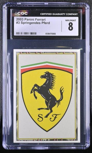 Panini 2003 Panini Ferrari #3 Cavallino Rampante – CGC 8, Nieuw