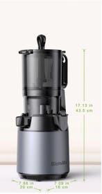 Slow Juicer – Cold Press Sapcentrifuge 130 mm Vulopening, Witgoed en Apparatuur, Verzenden, Nieuw